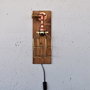 Opviq Lámpara de pared de madera y oro rosa Pp168